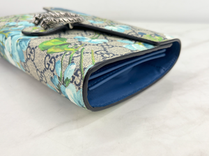 GUCCI BLOOMS DIONYSUS CHAIN WALLET (BLUE)