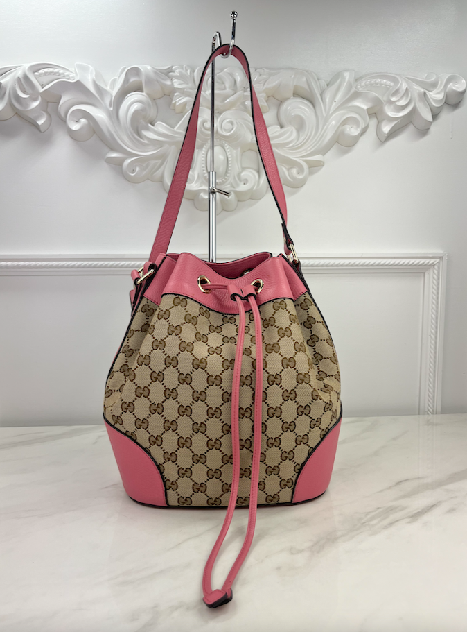 GUCCI GG BUCKET BAG (PINK)