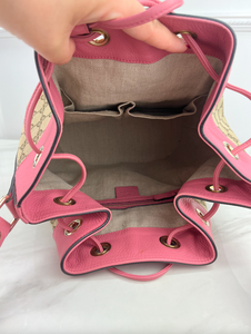 GUCCI GG BUCKET BAG (PINK)