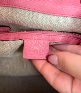 GUCCI GG BUCKET BAG (PINK)