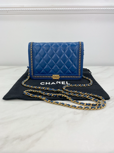 CHANEL "CHAIN AROUND" - BOY WOC (LIMITED EDITION - BLUE)