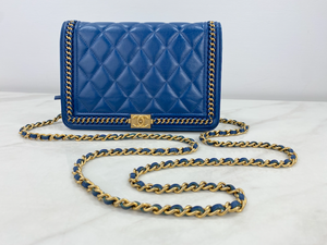 CHANEL "CHAIN AROUND" - BOY WOC (LIMITED EDITION - BLUE)