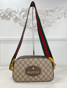 GUCCI OPHIDIA WEB NEO VINTAGE SHOULDER BAG