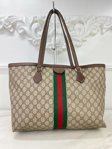 GUCCI OPHIDIA GG SHOPPING TOTE