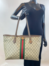 GUCCI OPHIDIA GG SHOPPING TOTE