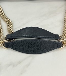 GUCCI SOHO CHAIN SHOULDER BAG (BLACK)