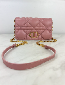 DIOR CALFSKIN MACROCANNAGE MINI CARO BAG