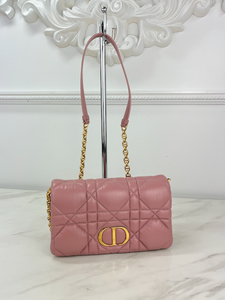 DIOR CALFSKIN MACROCANNAGE MINI CARO BAG