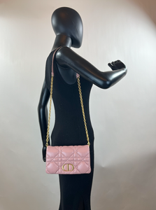 DIOR CALFSKIN MACROCANNAGE MINI CARO BAG