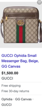 GUCCI OPHIDIA MESSENGER GG SUPREME