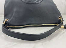 GUCCI SOHO HOBO PEBBLED CALFSKIN (BLACK)