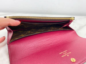 LOUIS VUITTON WALLET EMILIE (FUCHSIA)