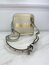 GUCCI X SEGA CALFSKIN GUCCY STARS MINI DOME CROSSBODY BAG