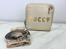 GUCCI X SEGA CALFSKIN GUCCY STARS MINI DOME CROSSBODY BAG