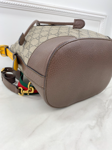 GUCCI NEO VINTAGE BUCKET BACKPACK (MEDIUM SIZE)