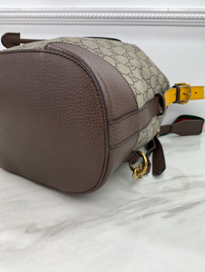 GUCCI NEO VINTAGE BUCKET BACKPACK (MEDIUM SIZE)
