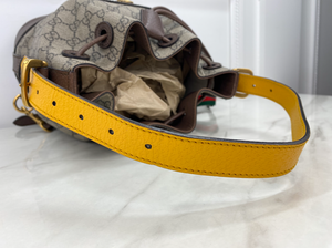 GUCCI NEO VINTAGE BUCKET BACKPACK (MEDIUM SIZE)