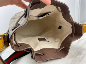 GUCCI NEO VINTAGE BUCKET BACKPACK (MEDIUM SIZE)