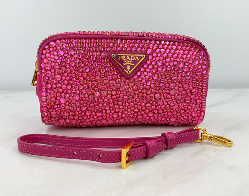 PRADA CRYSTAL WRISTLET (PINK)
