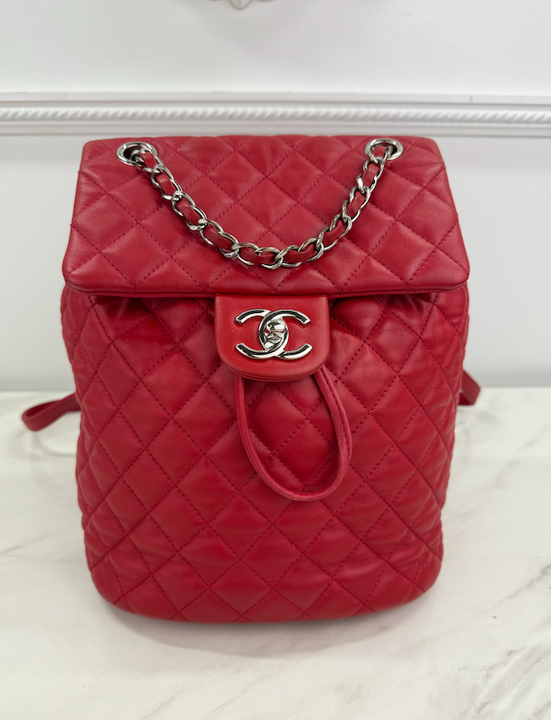 CHANEL QUILTED URBAN BACKPACK (LAMBSKIN)