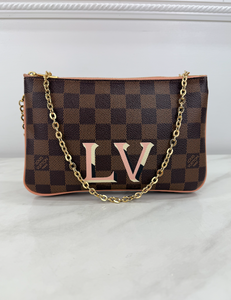 LOUIS VUITTON DOUBLE ZIP POCHETTE DE