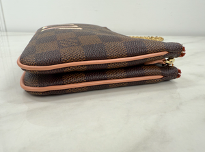 LOUIS VUITTON DOUBLE ZIP POCHETTE DE