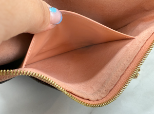 LOUIS VUITTON DOUBLE ZIP POCHETTE DE