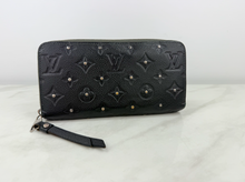 LOUIS VUITTON WALLET  ZIPPY STUDDED (BLACK - LIMITED EDITION)