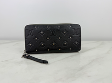LOUIS VUITTON WALLET  ZIPPY STUDDED (BLACK - LIMITED EDITION)