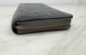 LOUIS VUITTON WALLET  ZIPPY STUDDED (BLACK - LIMITED EDITION)