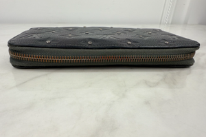 LOUIS VUITTON WALLET  ZIPPY STUDDED (BLACK - LIMITED EDITION)
