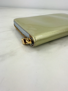 LOUIS VUITTON WALLET VERNIS ZIP (BEIGE)