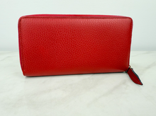GUCCI GG MARMONT CONTINENTAL ZIP WALLET (RED)
