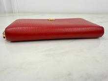 GUCCI GG MARMONT CONTINENTAL ZIP WALLET (RED)