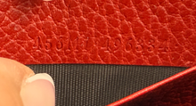 GUCCI GG MARMONT CONTINENTAL ZIP WALLET (RED)