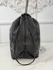 YSL TEDDY STUDDED BANDANA BUCKET BAG LIMITED EDITION
