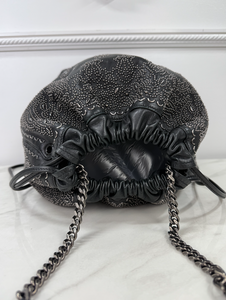 YSL TEDDY STUDDED BANDANA BUCKET BAG LIMITED EDITION