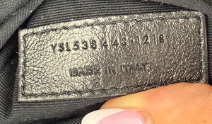 YSL TEDDY STUDDED BANDANA BUCKET BAG LIMITED EDITION