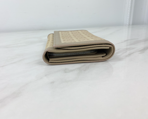 FENDI FF ZUCCA CANVAS COMPACT WALLET