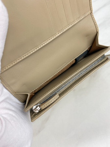 FENDI FF ZUCCA CANVAS COMPACT WALLET