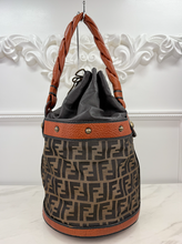 FENDI ZUCCA PALAZZO LARGE BUCKET BAG