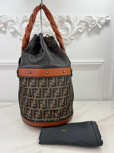 FENDI ZUCCA PALAZZO LARGE BUCKET BAG