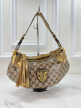 GUCCI CRYSTAL BABOUSKA HEART HOBO (SMALL)