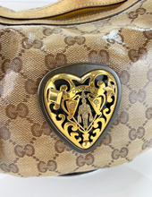GUCCI CRYSTAL BABOUSKA HEART HOBO (SMALL)