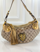 GUCCI CRYSTAL BABOUSKA HEART HOBO (SMALL)