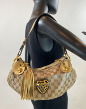 GUCCI CRYSTAL BABOUSKA HEART HOBO (SMALL)