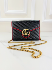 GUCCI MARMONT GG VINTAGE EFFECT  WOC