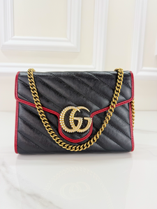 GUCCI MARMONT GG VINTAGE EFFECT  WOC