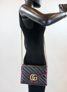 GUCCI MARMONT GG VINTAGE EFFECT  WOC