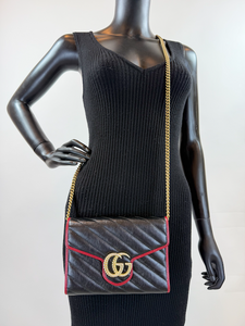 GUCCI MARMONT GG VINTAGE EFFECT  WOC